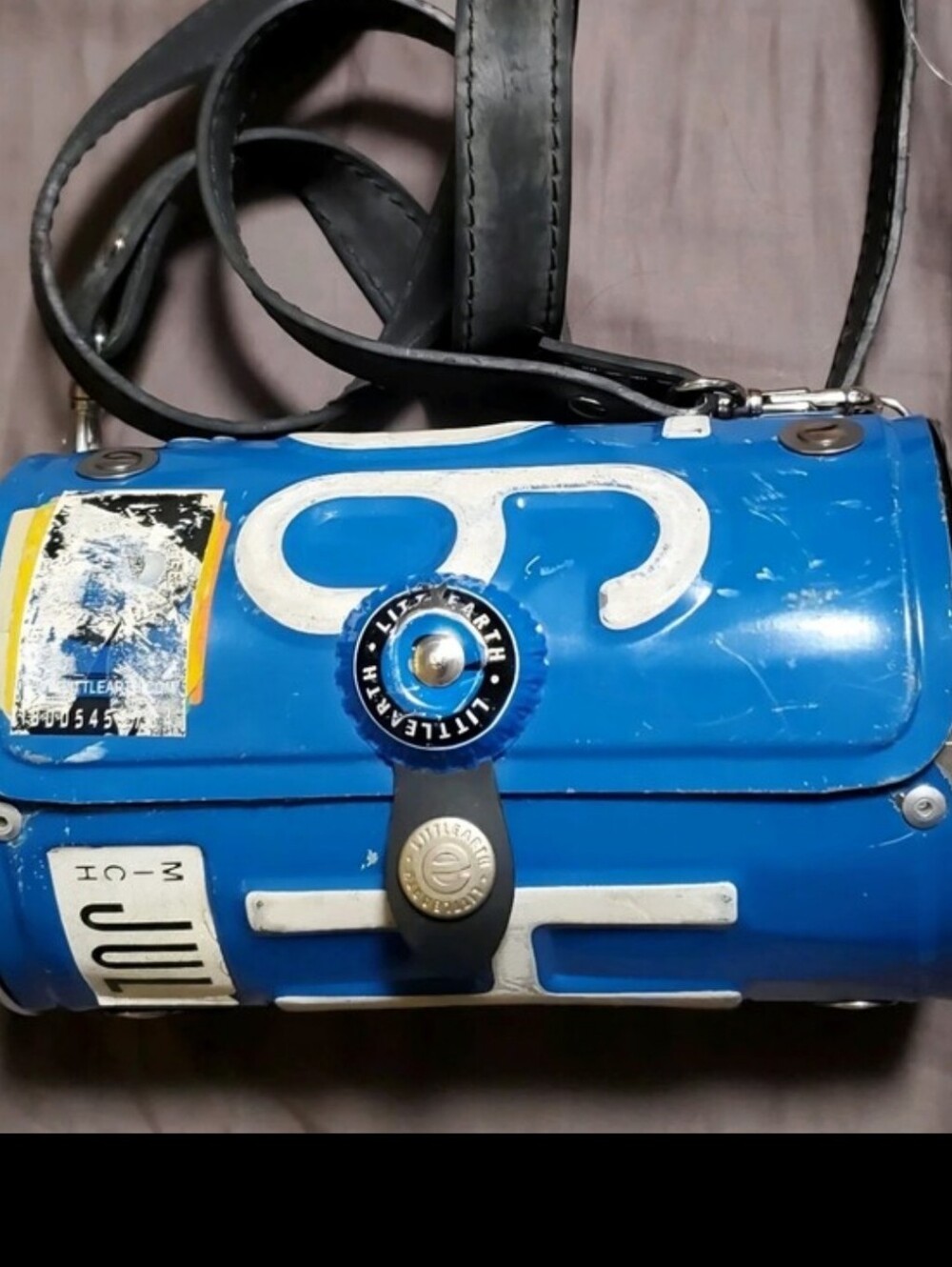 Little Earth Detroit License Plate Purse